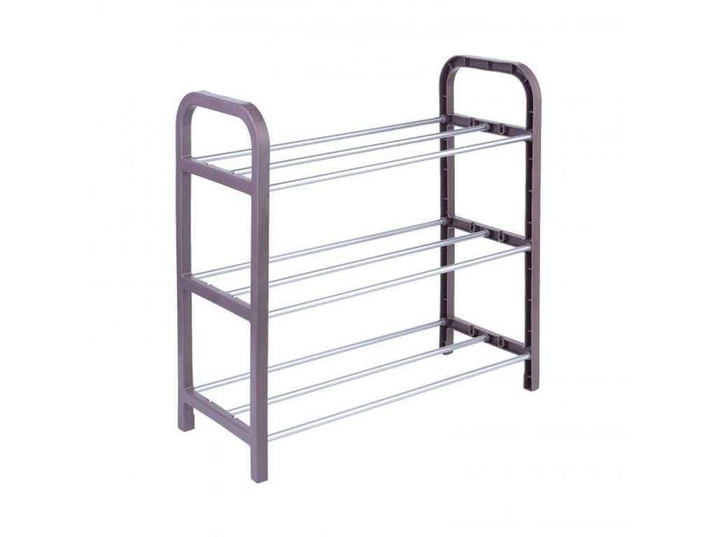 

Полиця для взуття 3 рівні (металпластик, 40*19*42смя) EF-4852-3 ТМ Eco Fabric
