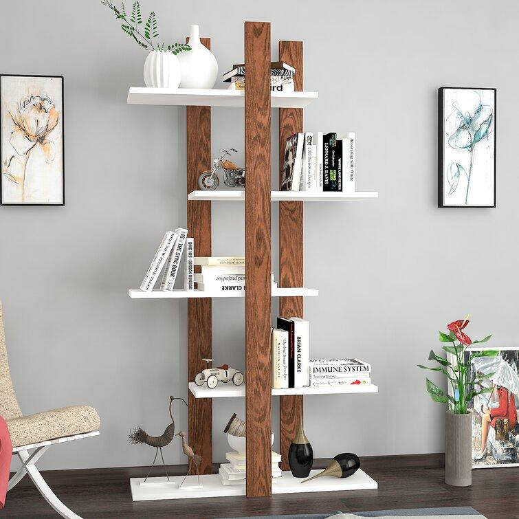 

Универсальный стеллаж, стеллаж для дома, стеллаж для декора Белый\Венге Магия, Коричневый