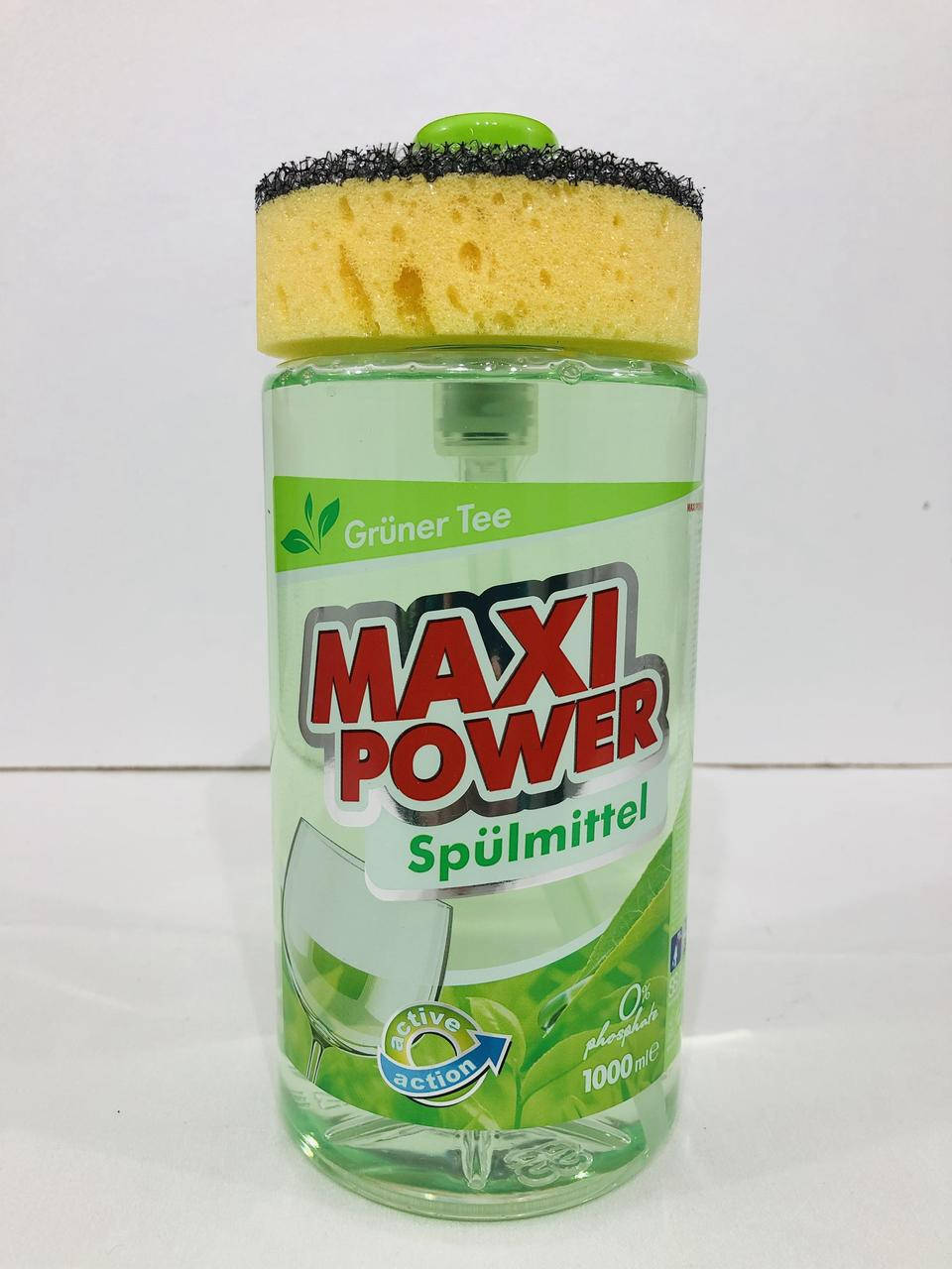 

Засіб для миття посуди Maxi Power зелений чай 1л