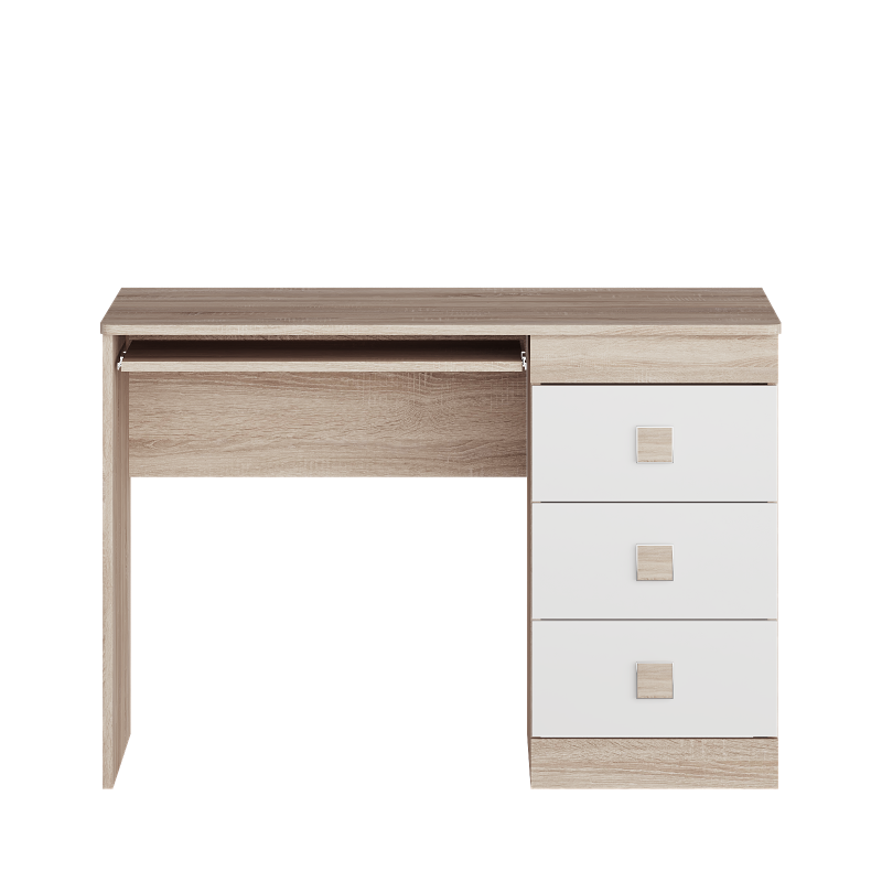 

Стол компьютерный Эверест Соната дуб сонома/белый