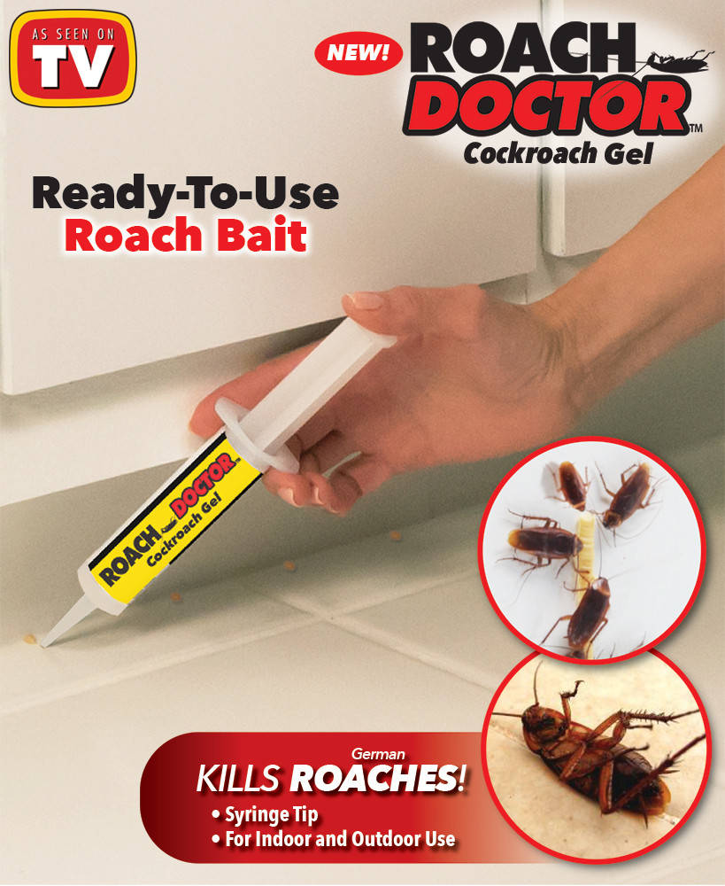 

Гель против тараканов в шприце Roach Doctor.