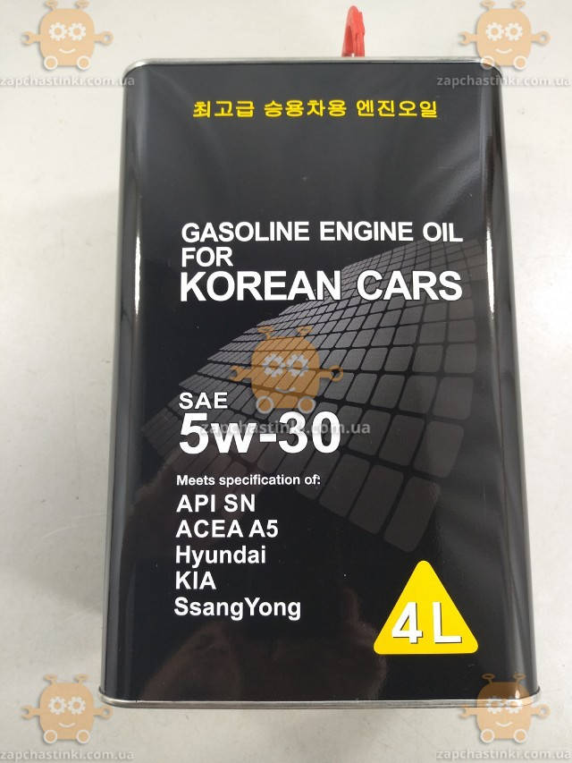 

Масло моторное 5w-30 4л Hyundai, KIA, SsangYong (пр-во Fanfaro Германия)