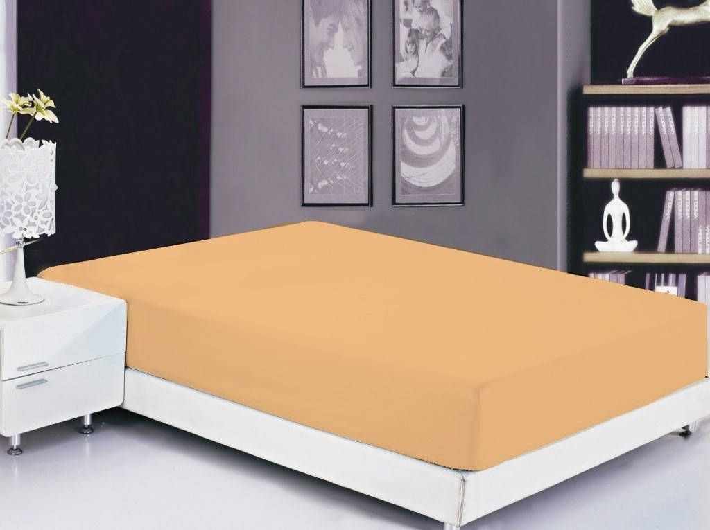 

ТМ TAG Простынь на резинке (160х200х20) Apricot Cream