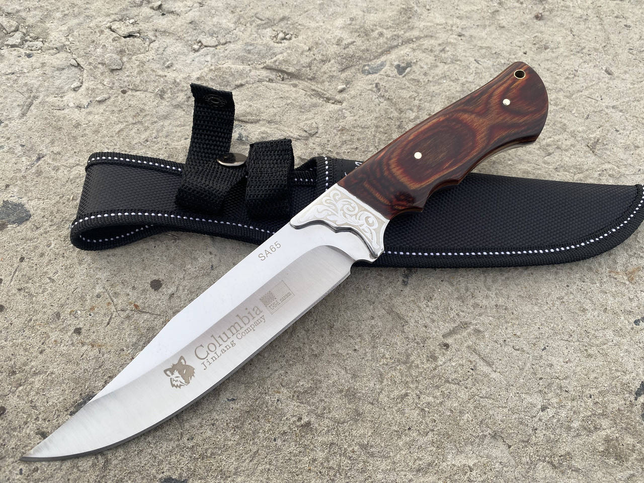 

Нож охотничий туристический Columbia SA65, Черный