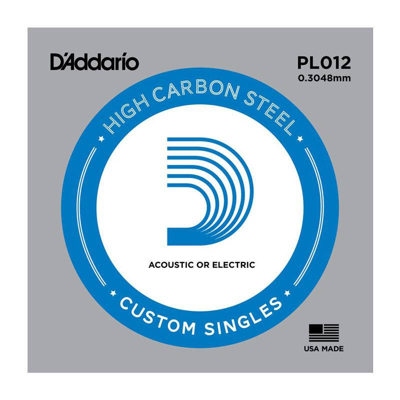 

D`ADDARIO PL012 Струна для електро або акустичної гітари .012