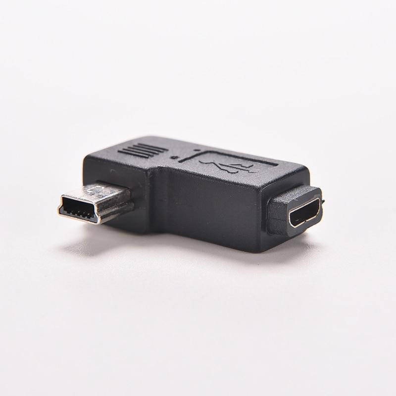 

Переходник Mini-usb - Female к Micro-usb Male (Mini штекер - Micro гнездо), Черный