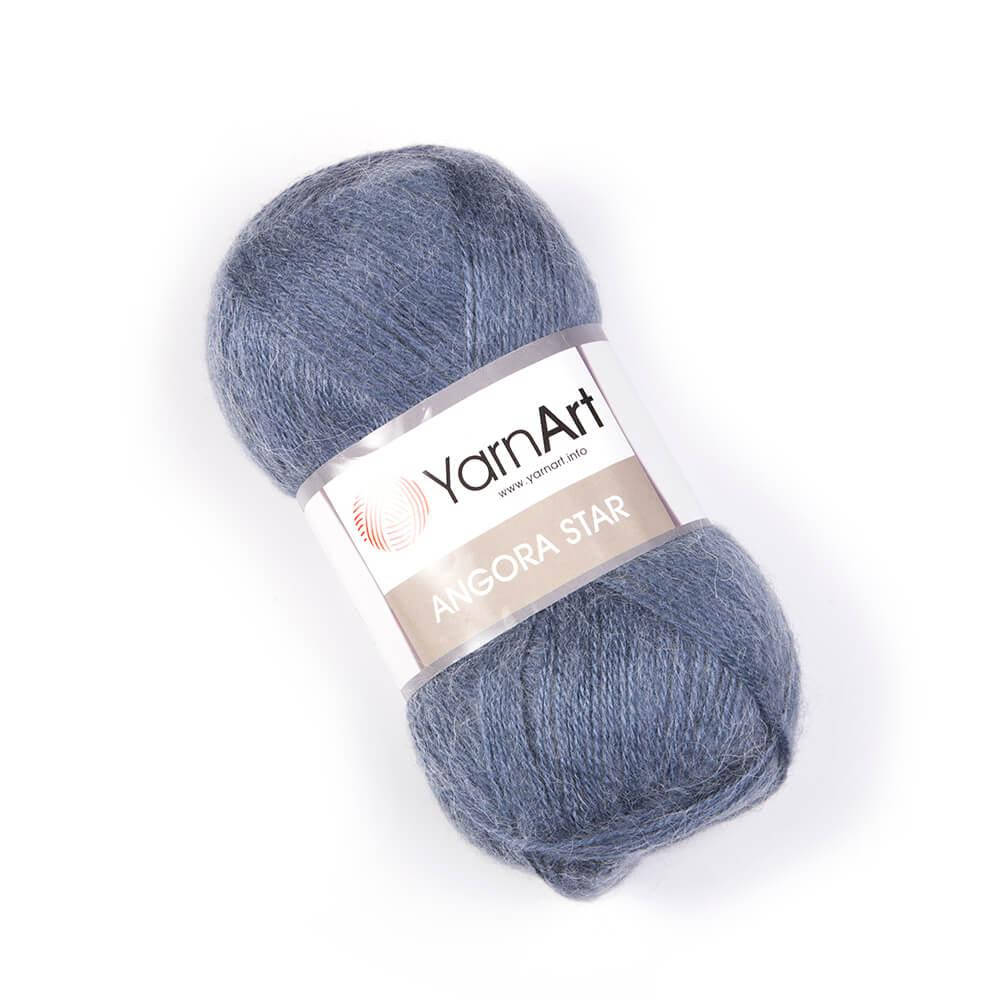

YarnArt Angora Star (Ярн Арт Ангора Стар) № 3864 серо-голубой (Пряжа, нитки для вязания), Серо-синий