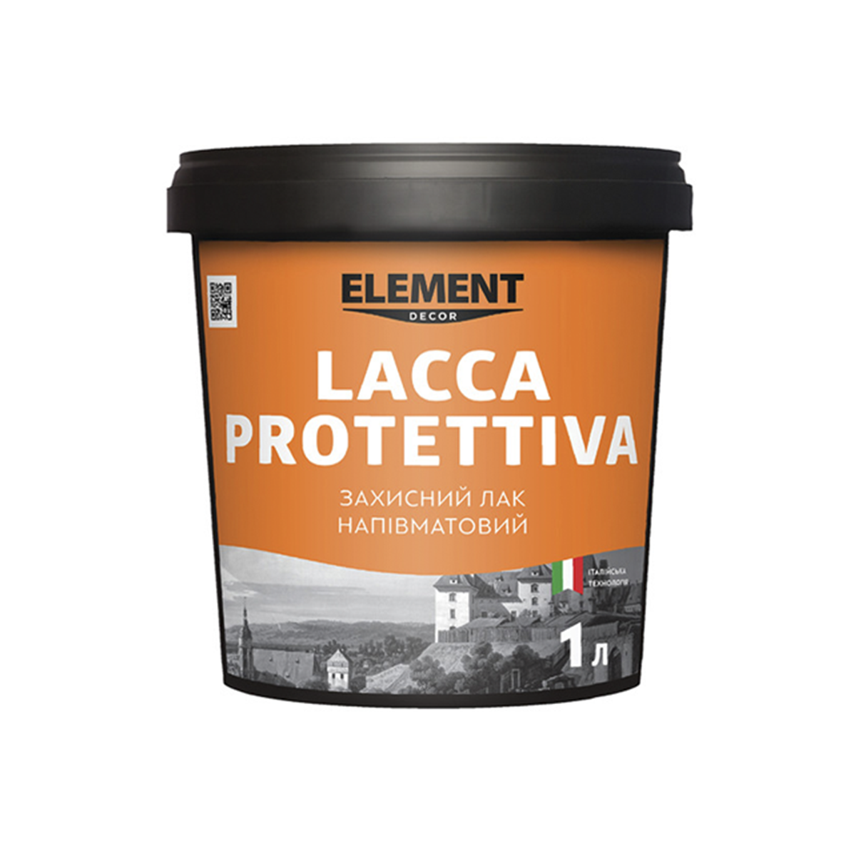 

Лак Element Decor Lacca Protettiva полуматовый 1л, Прозрачный