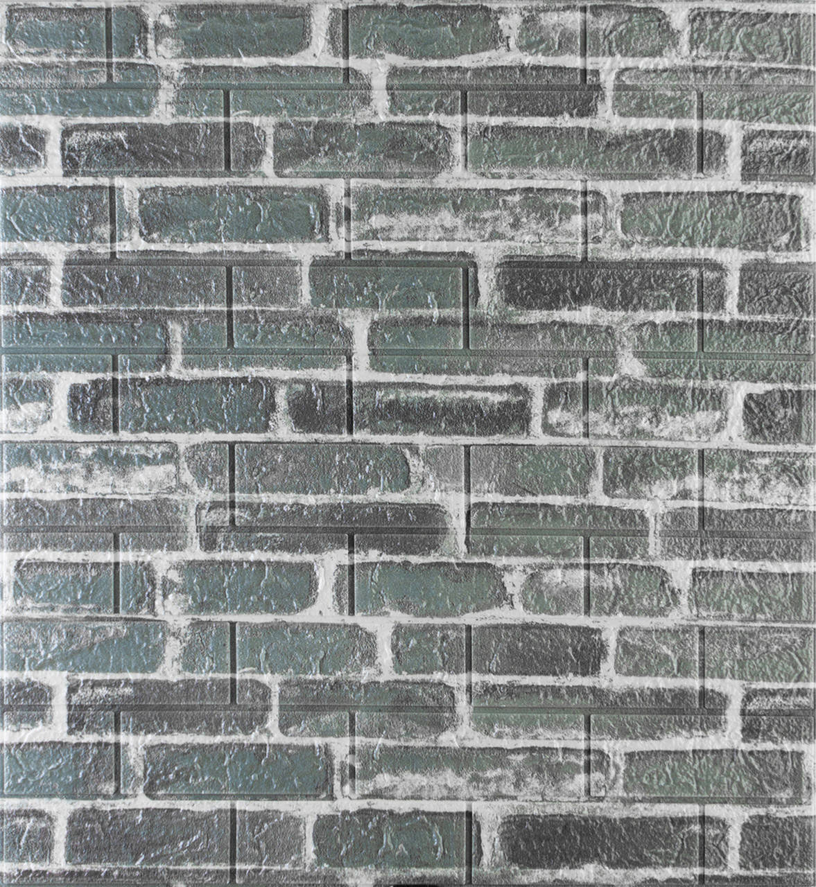 

Самоклеющаяся декоративная 3D панель под серый екатеринославский кирпич 700x770x5мм