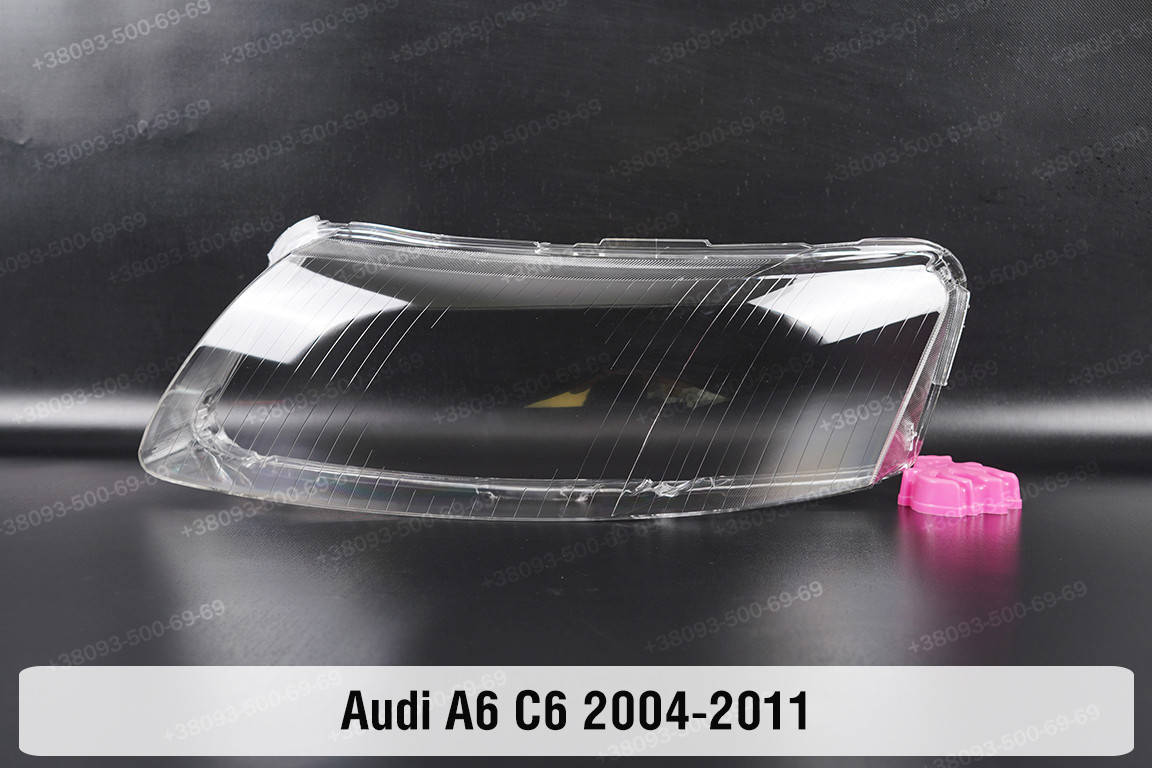 

Стекло фары Audi A6 C6 (2004-2010) III поколение левое