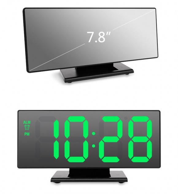 

Электронные LED часы с зеркальным дисплеем DS-3618L