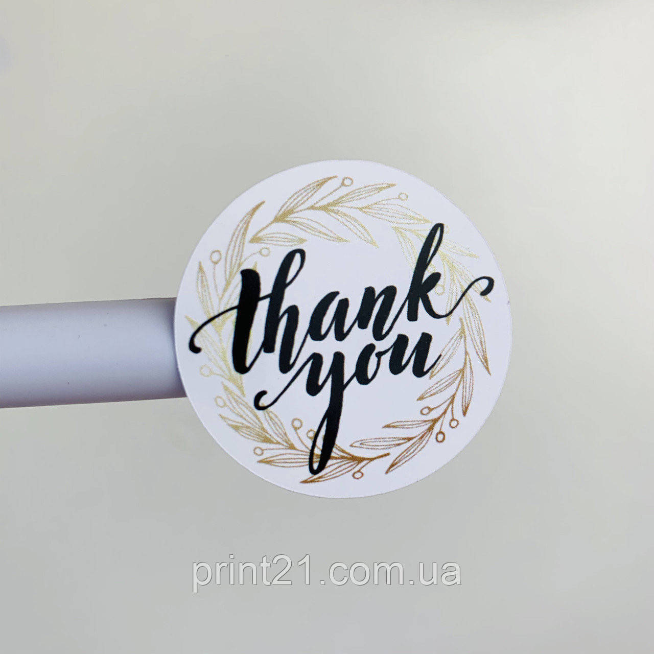 

Наклейка Спасибо Thank you 35мм диаметр