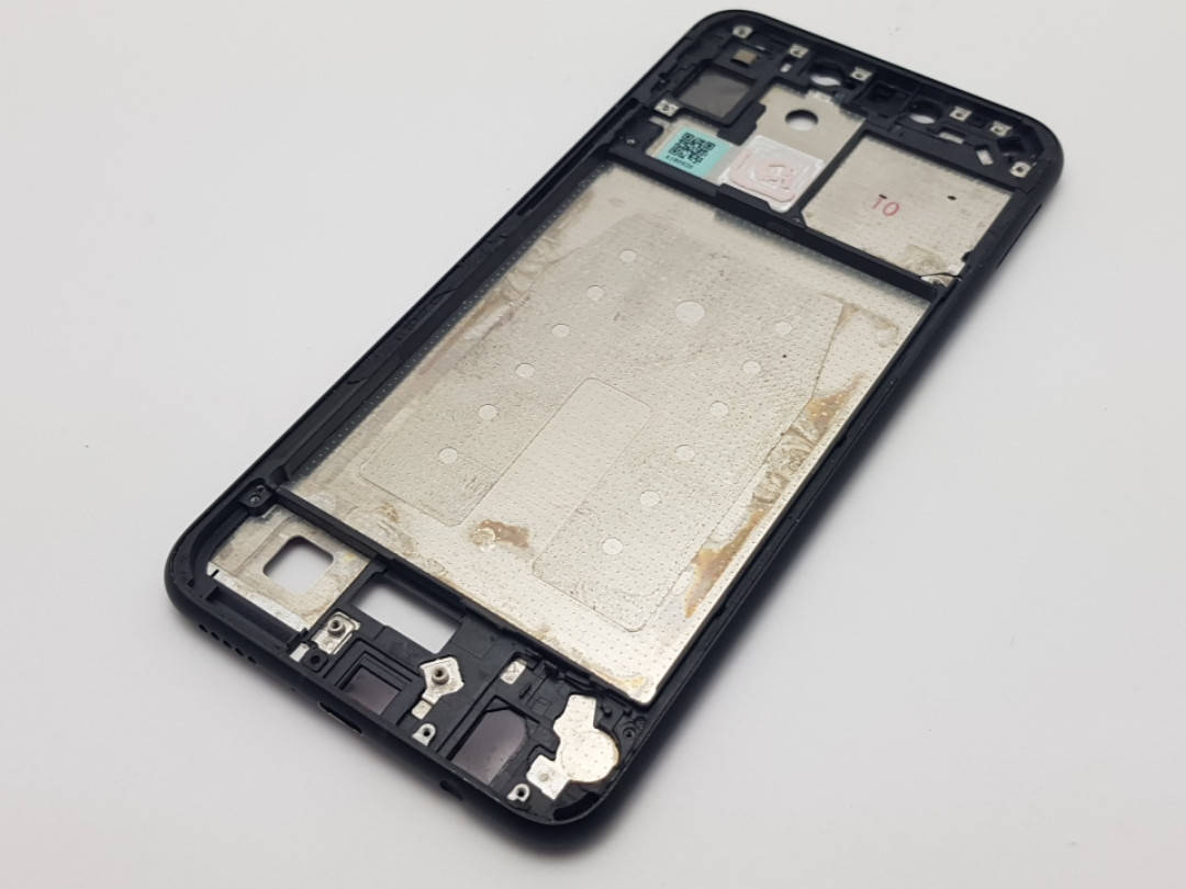 

С дефектом. Рамка дисплея Huawei P Smart Plus (INE-LX1) черная Сервисный оригинал с разборки, Черный