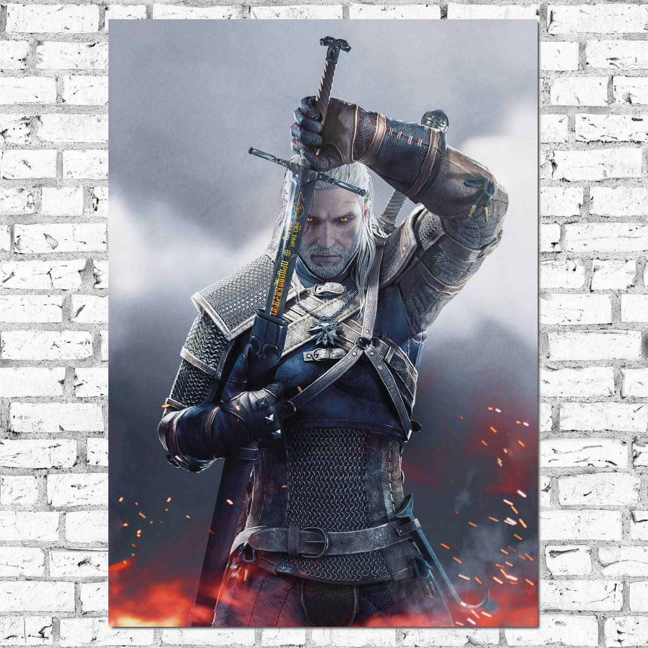 

Плакат "Ведьмак, Геральт вытаскивает меч, Witcher" (артикул 1294)