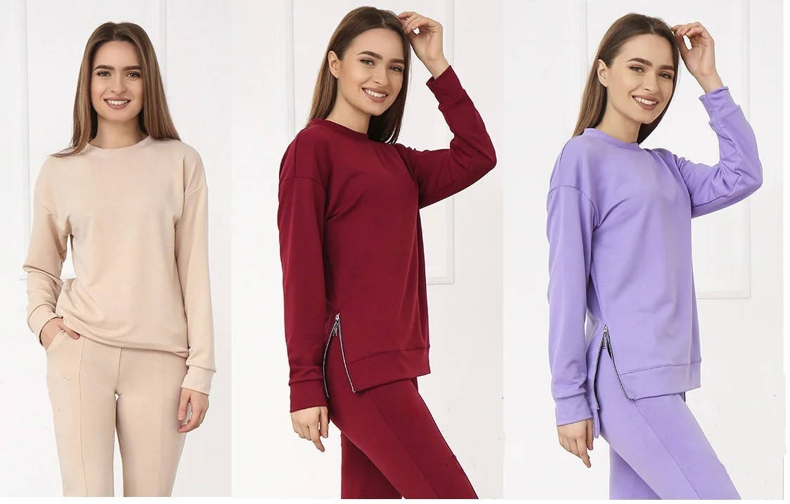 

Женский повседневный костюм с молниями "Bloom" (бордо, беж, сирень, мята) фисташковый, 46/48