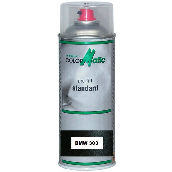 

Аэрозольная автокраска металлик BMW 303 Mobihel, Черный