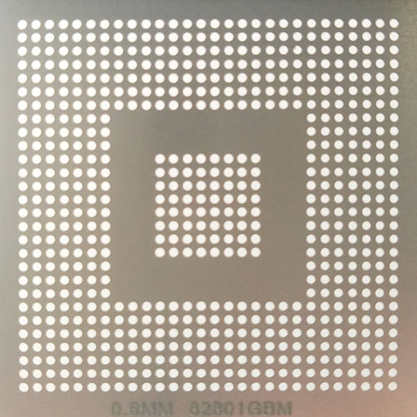 

Трафарет BGA Intel NH82801GBM SL8YB 0.6mm