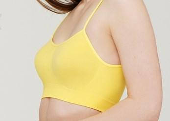 

Бесшовный топ на тонких бретелях Cami Top тм Giulia S/M, Желтый