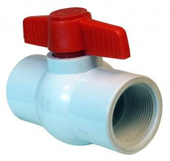 

Кран шаровый 1/2"х1/2" пластиковый с внутренней резьбой
