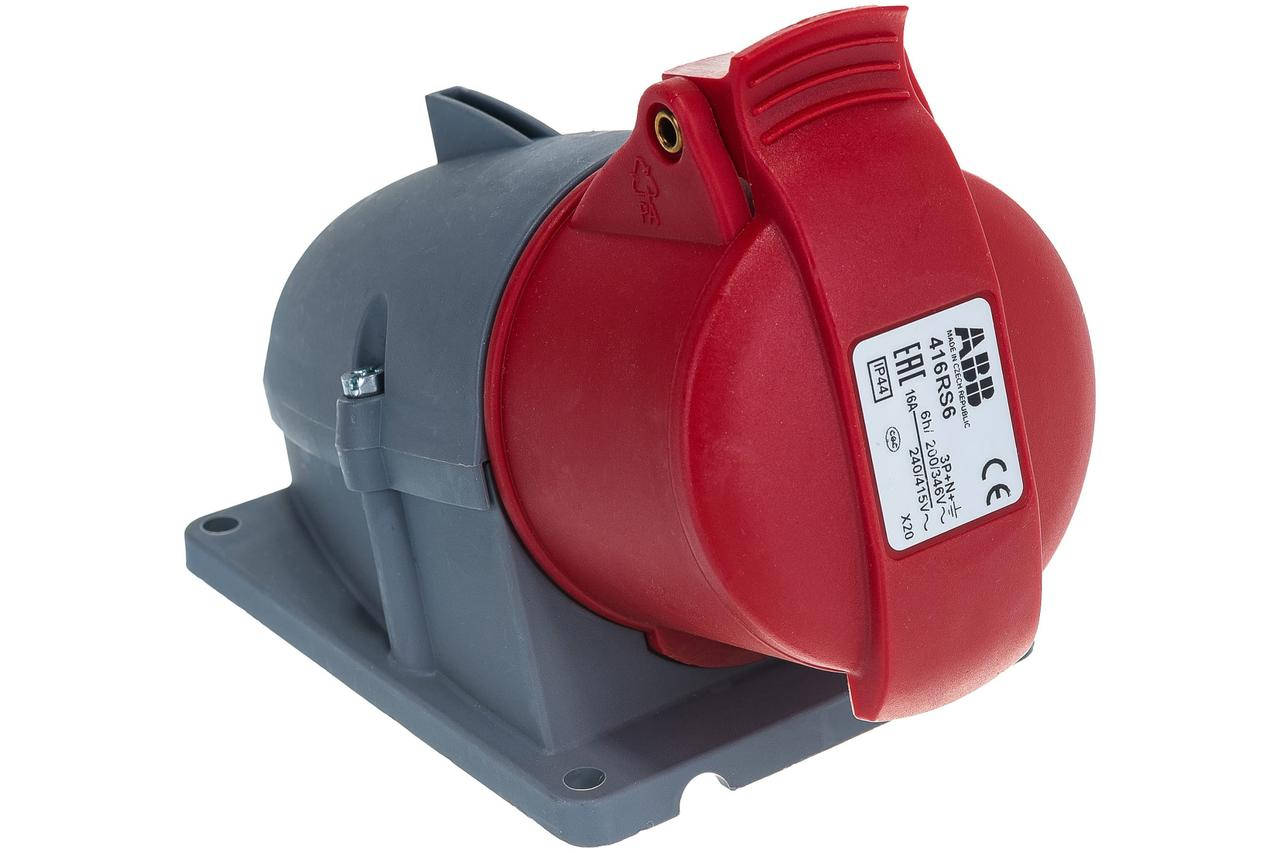 

Розетка трифазна настінна ABB 16А/5 416RS6 (2CMA193115R1000)