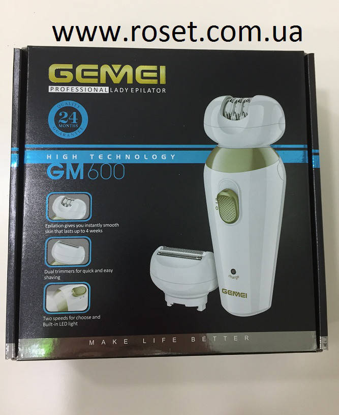 

Профессиональный эпилятор 2 в 1 Gemei GM600
