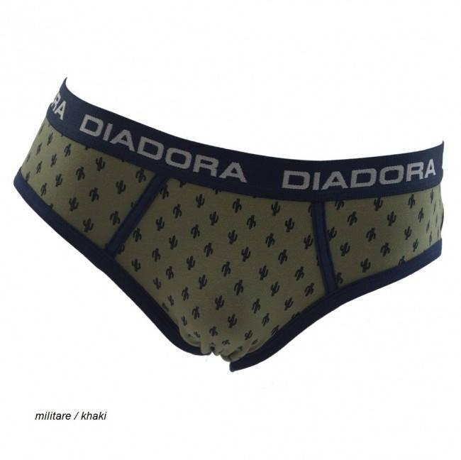 

Трусы мужские DIADORA DIB 05922S, хлопок XXL хаки, Голубой