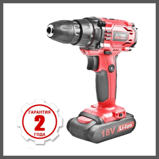 

Аккумуляторный шуруповерт Stark CD 18-2 Li-Ion