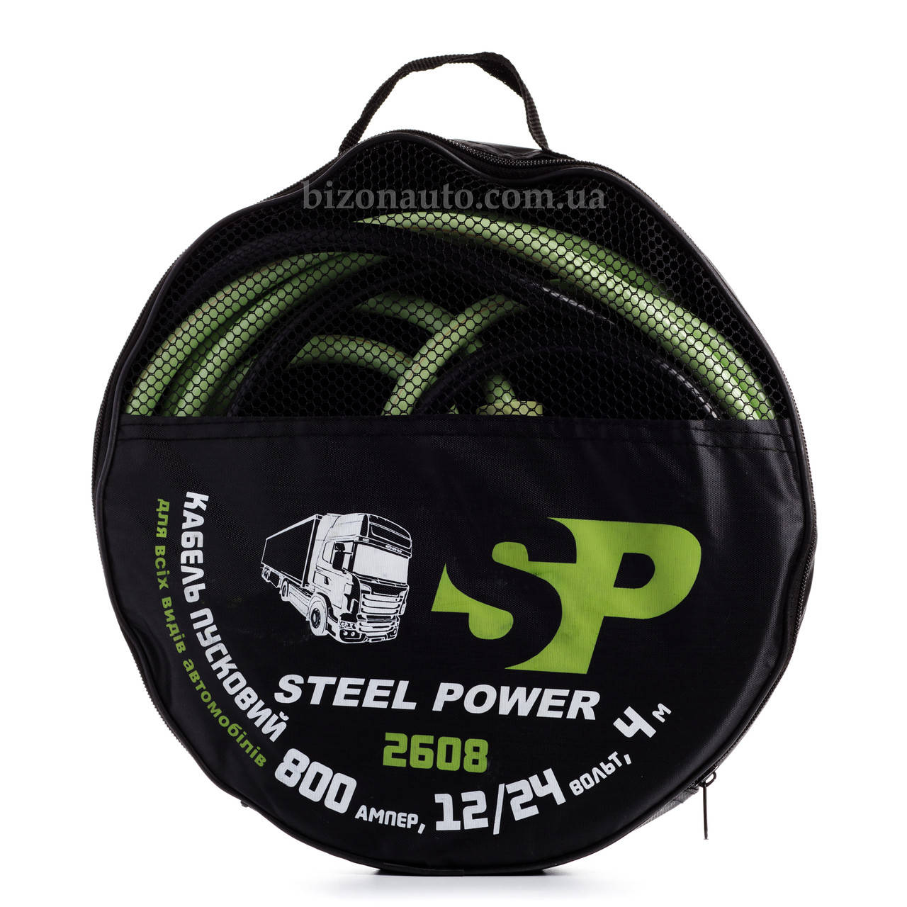 

Провода прикуривателя 800А 4м SPR 2608 Steel Power