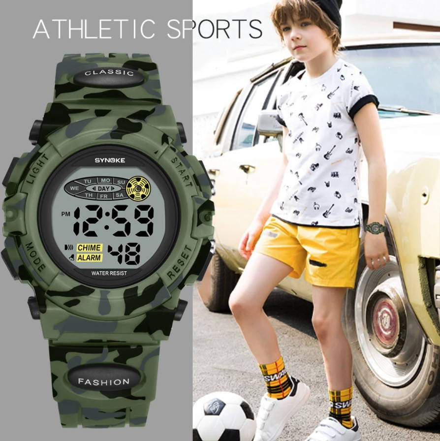 

Часы для мальчика SYNOKE SHOCKPROOF для подростков