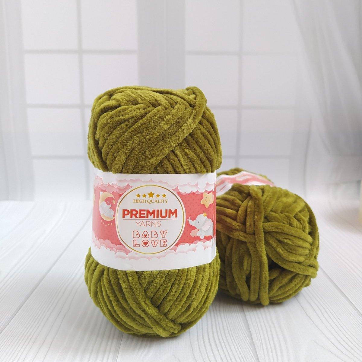 

Premium Yarns BABY LOVE №361 хакі, Хаки