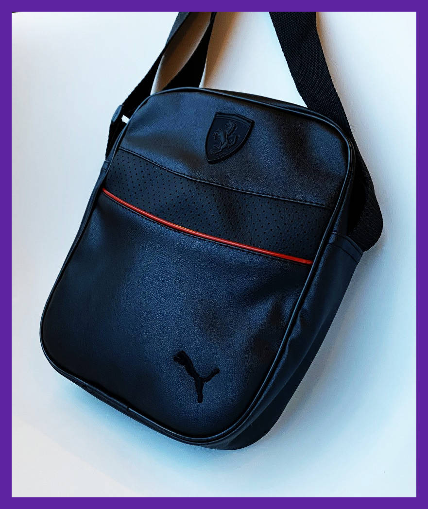 

Барсетка Puma Ferrari leather black Турция, Черный