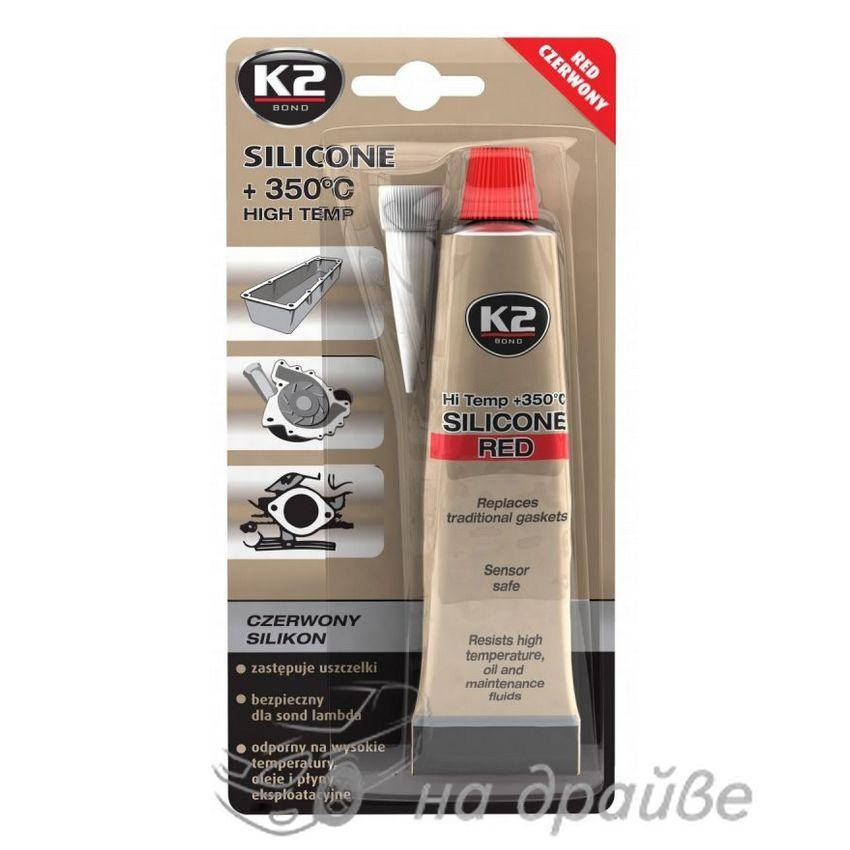 

Герметик силиконовый высокотемпературный красный Silicone Red 85гр B2400 К2