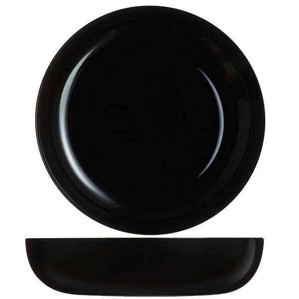 

Блюдо глубокое 17 см Luminarc Friends Time Black P6365, Белый