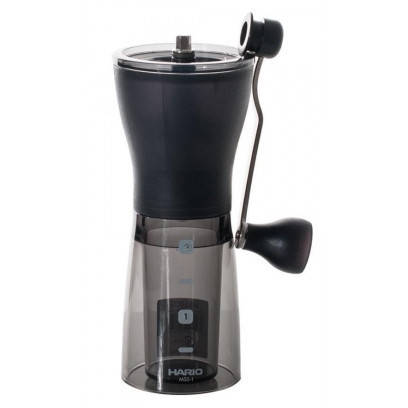 

Кофемолка ручная Hario Mini Mill Slim+Plus MSS-1DTB, Черный