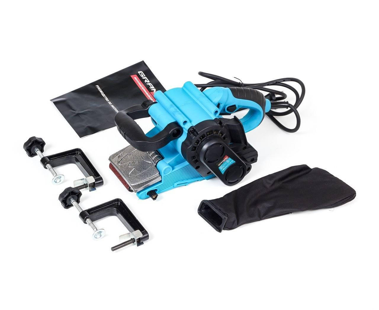 

Ленточная шлифовальная машина Grand ЛШМ - 1050. Шлифмашина + струбцины