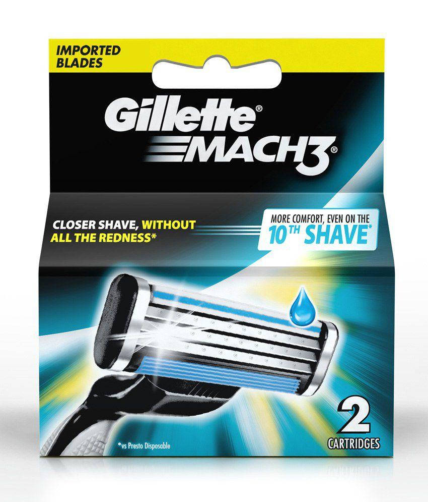 

Сменные кассеты для бритья Gillette Mach3 2 шт.