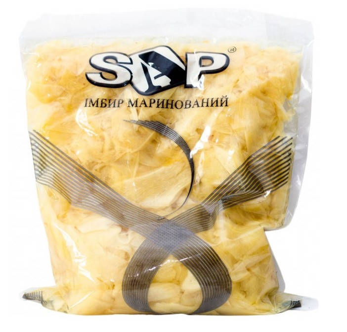

Имбирь белый для суши маринованный SaP 1 кг