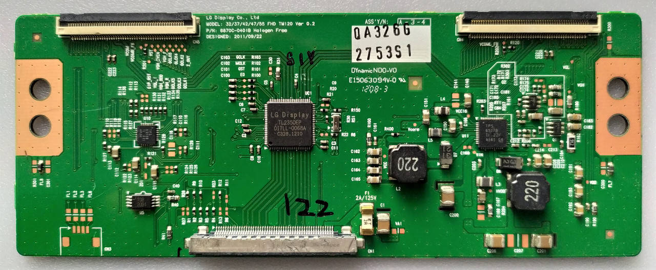 

Плата T-CON LG 6870C-0401B