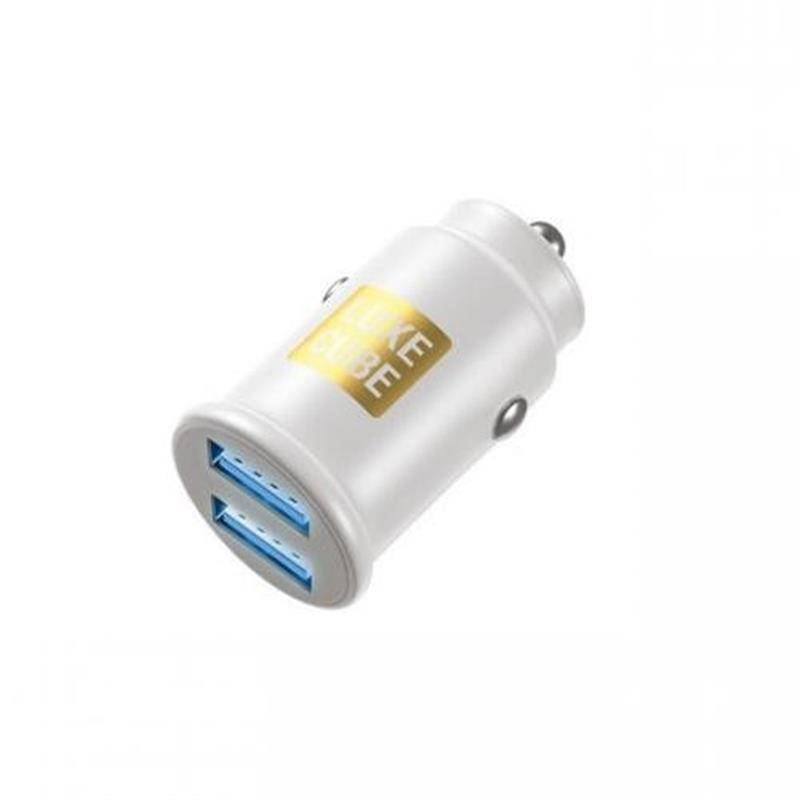 

Автомобильное зарядное устройство Luxe Cube 2USB 12W White (8886998698496), Белый