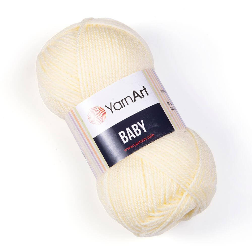 

Yarnart Baby № 7003 шампань, Молочный