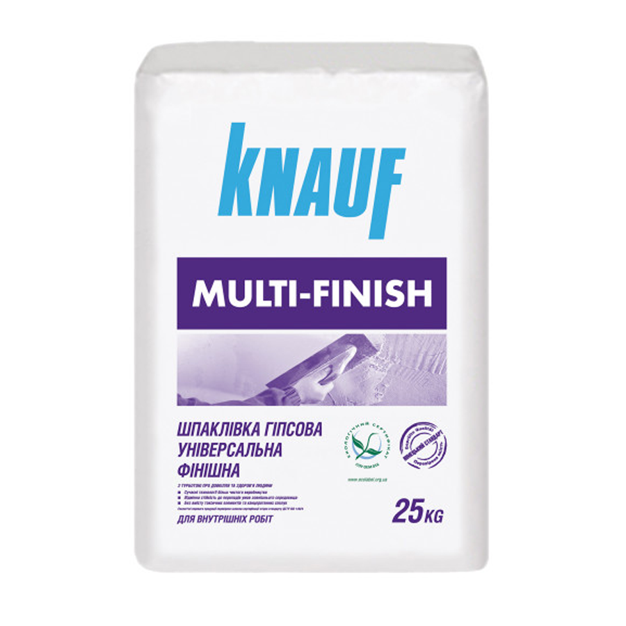 

Шпаклевка финишная Knauf Multifinish (25 кг) Кнауф Мультифиниш