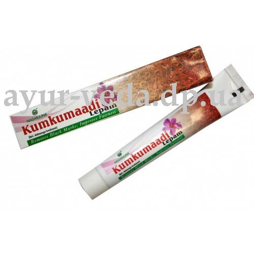 

Омолаживающий крем для лица Кумкумади лепам Нагарджуна, Kumkumaadi Lepam Nagarjuna Kumkumadi Ayurvedic Group,