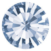 

Пришивные стразы в цапах Preciosa (Чехия) ss29 Light Sapphire/серебро, Голубой
