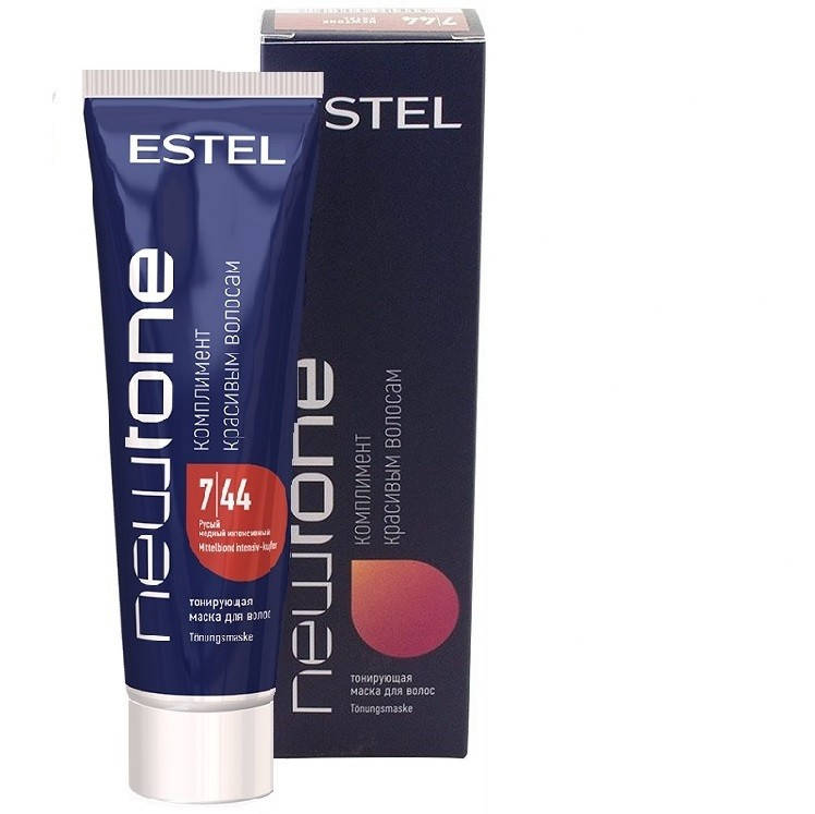 

Тонирующая маска для волос 7/44 (русый медный интенсивный) ESTEL HAUTE COUTURE NEWTONE