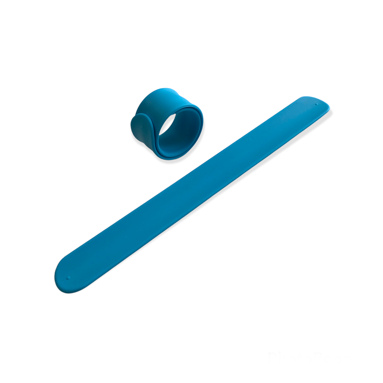 

Силиконовый слэп браслет Cyan