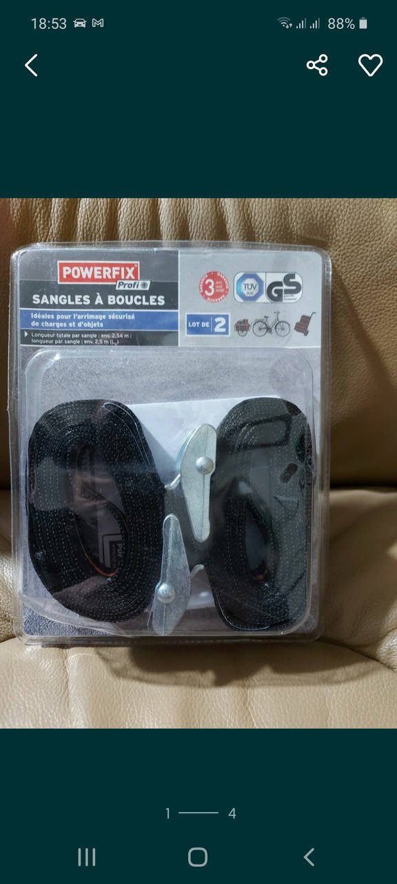 

Стяжные ремни 2 шт. Powerfix Profi HG 01827 C