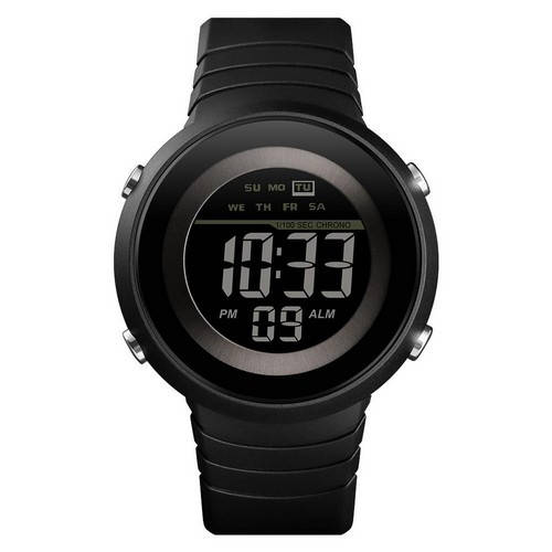 

Часы мужские наручные электронные с подсветкой Skmei 1497 All Black