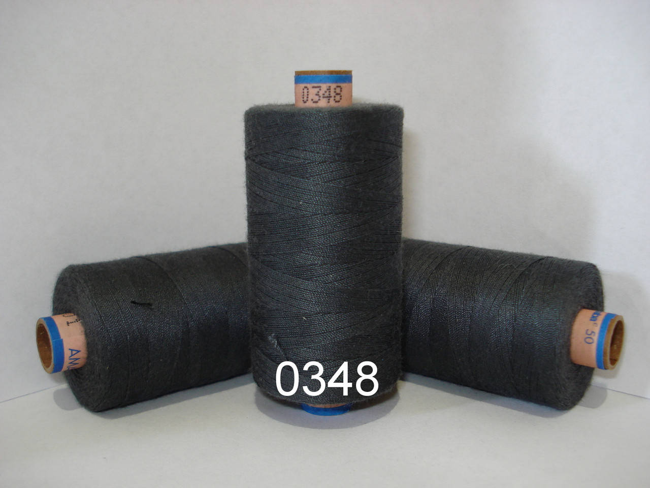 

Нитка AMANN Saba c №50 500м.col 0348 т.серый (шт.)