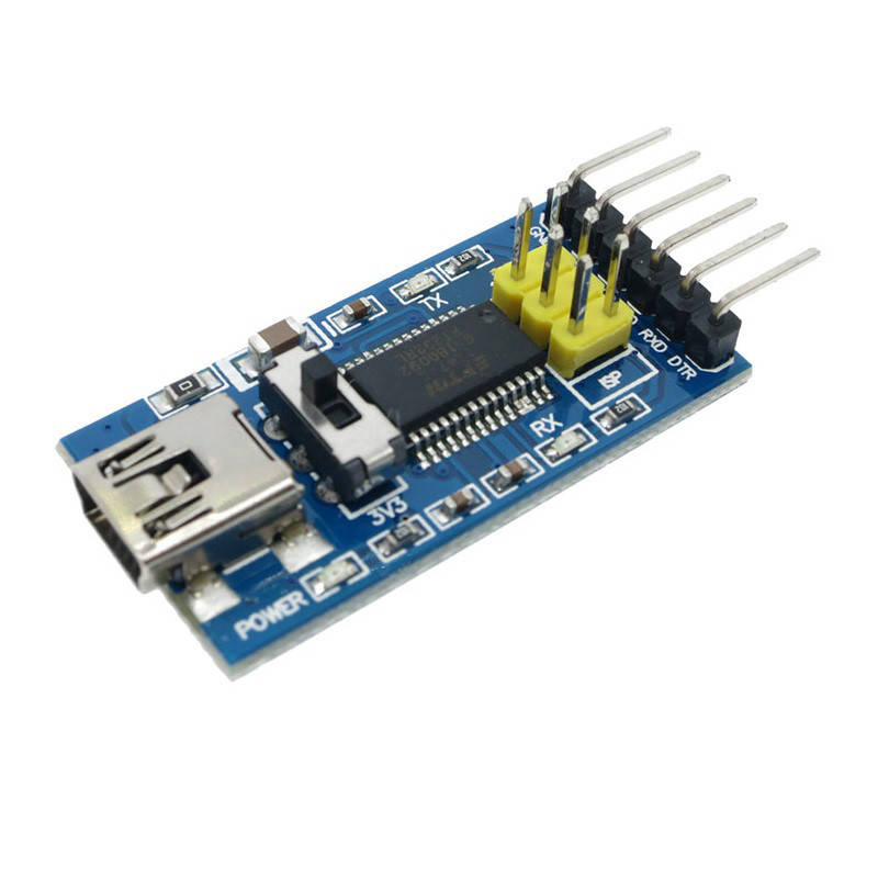 

USB - TTL конвертер FT232RL 3.3/5В bitbang miniUSB (UART RS232 TTL)