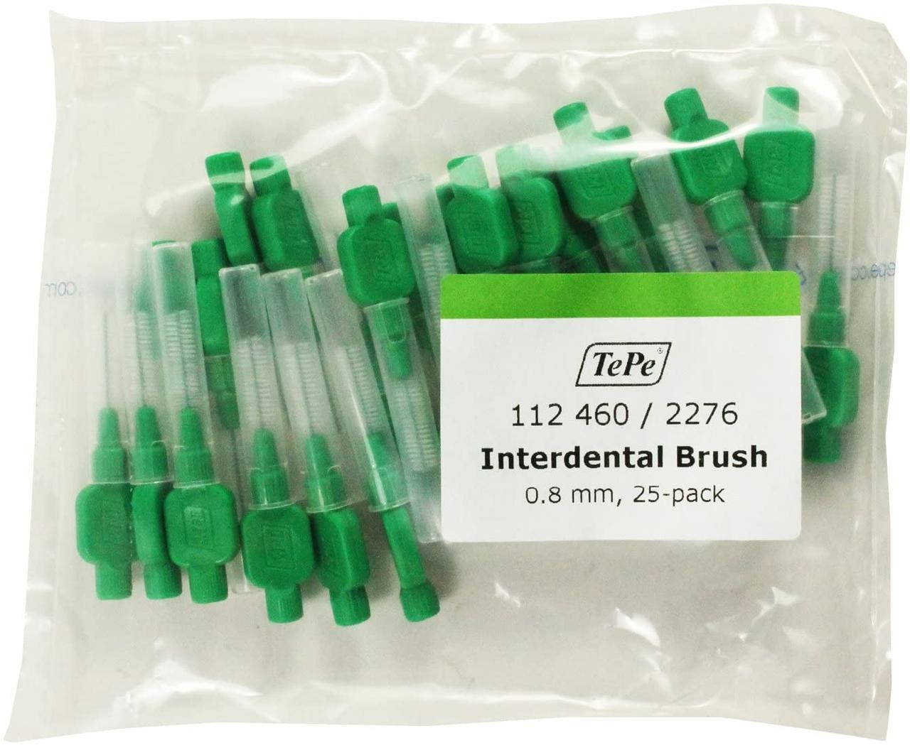 

Межзубные ершики TePe ID Bürste Grün 0.8mm (25 шт)